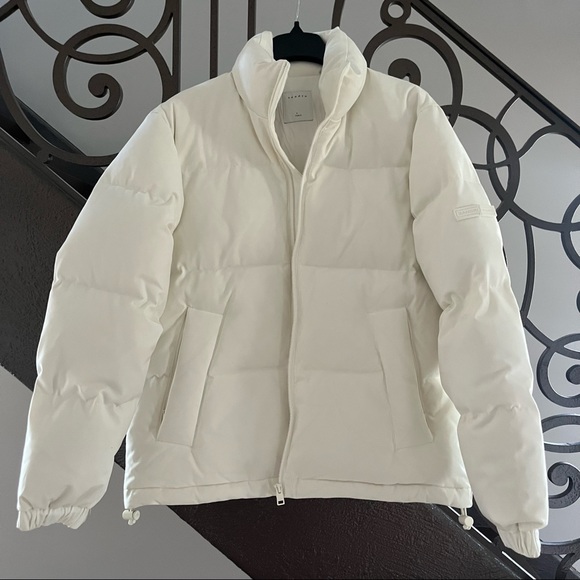 Sandro Technical fabric padded down feather jacket - Picture 3 of 7
